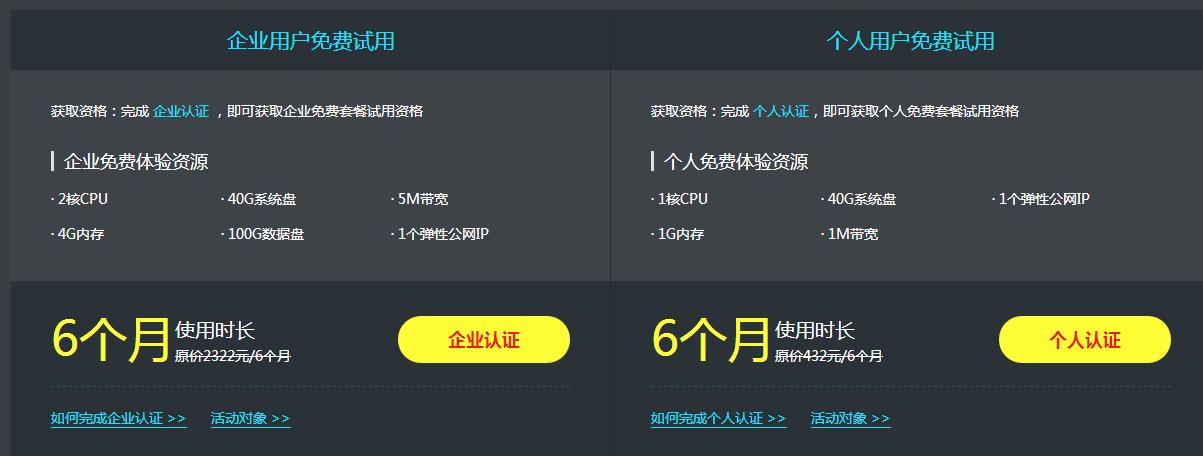 免费试用华为云服务器半年