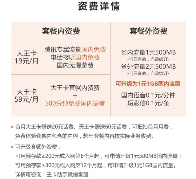 【腾讯大王卡】免费申请包邮,首充50送50! 【腾讯大王卡】免费申请包邮,首充50送50!
